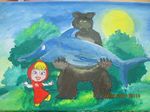 Жуйкова Ксюша, 6- Маша и медведь